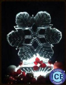 snowflake ice Sculpture